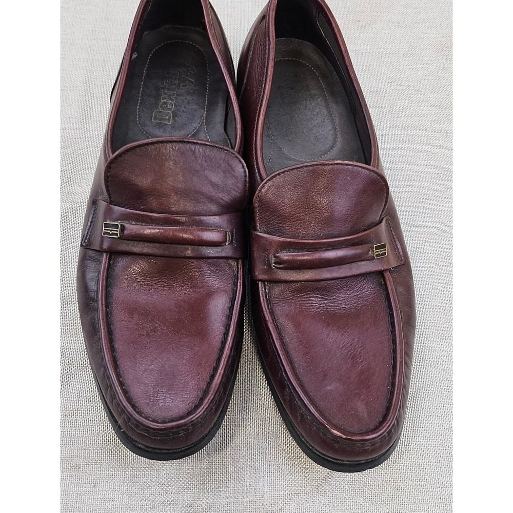 Dexter USA Select Burgundy Leather Penny‎ Loafer Shoes Mens Size 10.5 N 521787